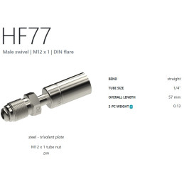 Otočná koncovka rovná -...