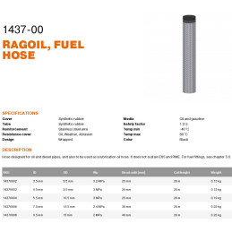 Palivová RAGOIL hadice -...
